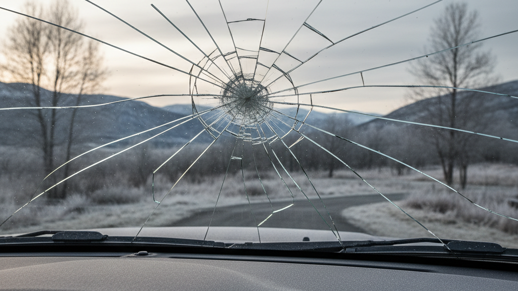 windshield cracks overnight